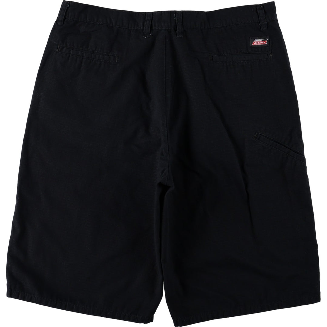 Dickies work shorts, men's size W38 (approx.) cotton black type Vintage Second Hand