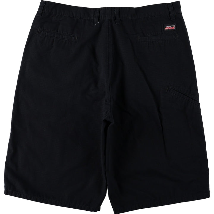 Dickies work shorts, men's size W38 (approx.) cotton black type Vintage Second Hand