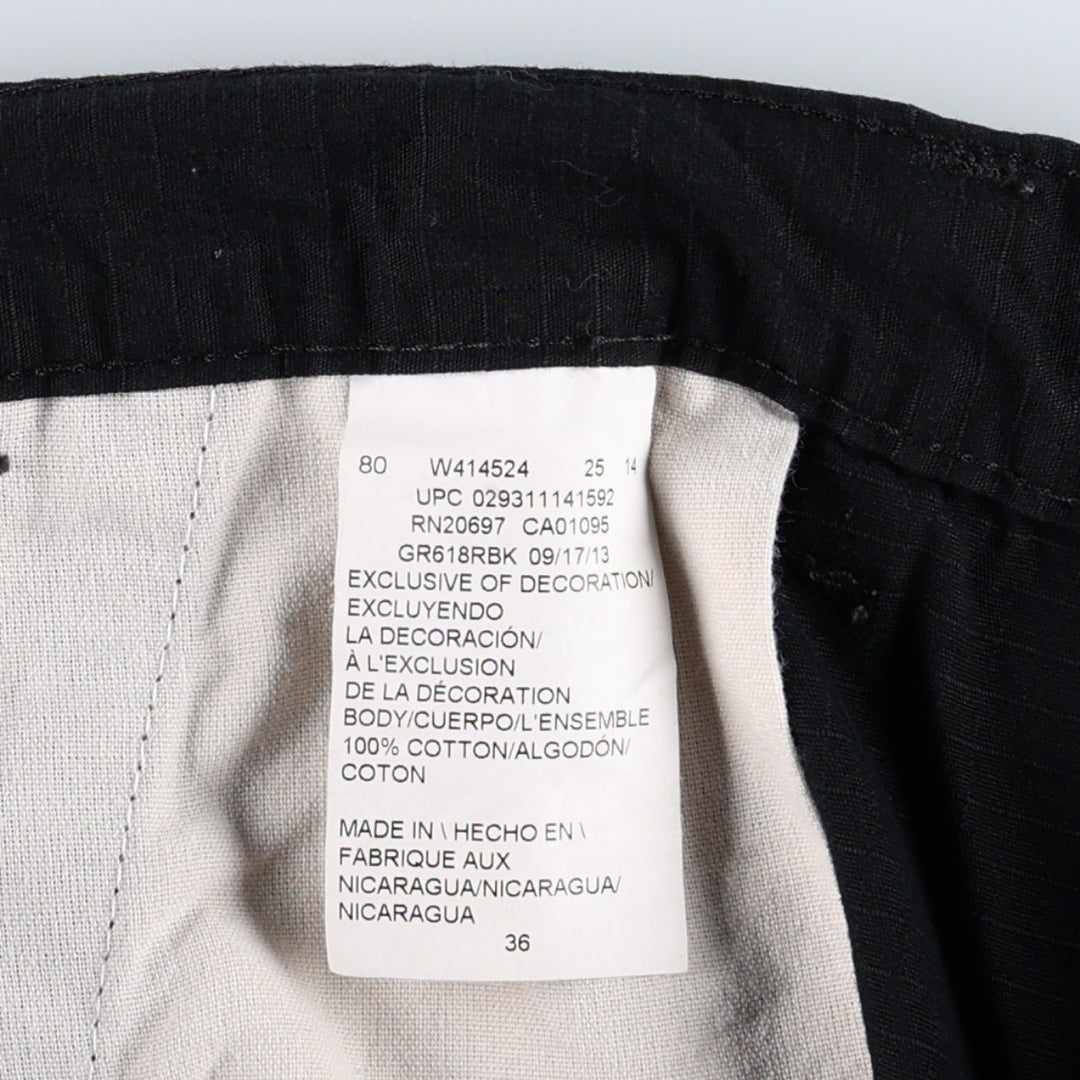 Dickies work shorts, men's size W38 (approx.) cotton black type Vintage Second Hand