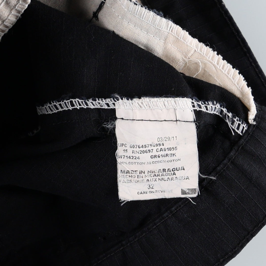 Dickies Work Shorts, Half Pants, Men's, W33 equivalent cotton black type Vintage Second Hand