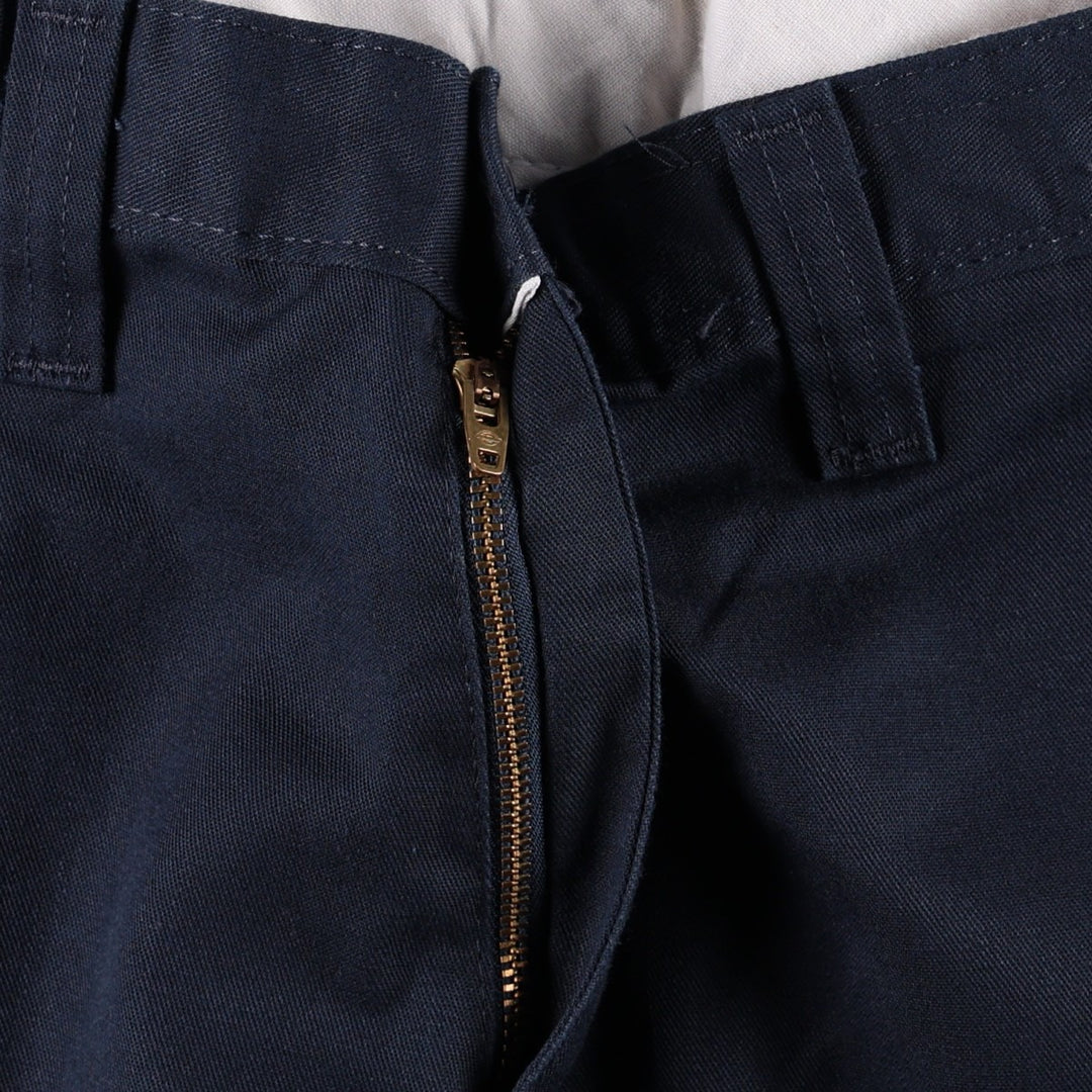 Dickies Work Shorts, Half Pants, Men's, W34 equivalent polyester navy blue type Vintage Second Hand