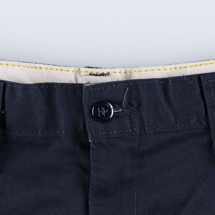 Dickies Work Shorts, Half Pants, Men's, W34 equivalent polyester navy blue type Vintage Second Hand
