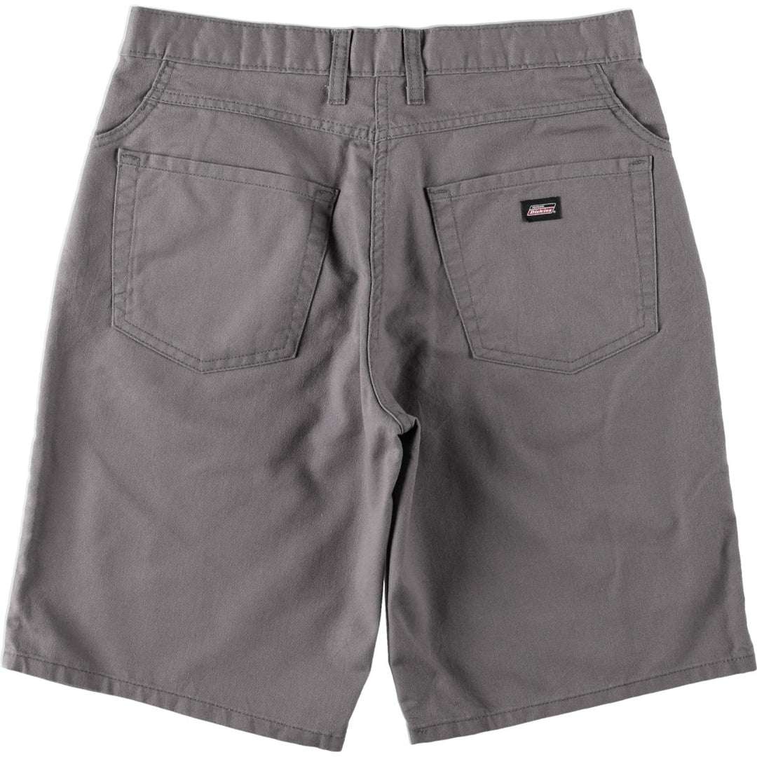 Dickies Work Shorts, Half Pants, Men's, W34 equivalent polyester Charcoal Vintage Second Hand