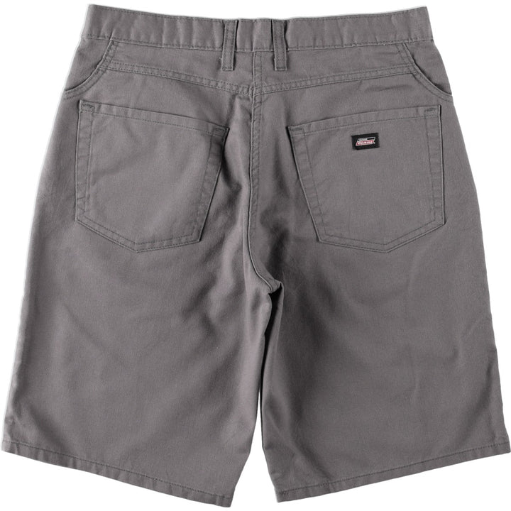Dickies Work Shorts, Half Pants, Men's, W34 equivalent polyester Charcoal Vintage Second Hand