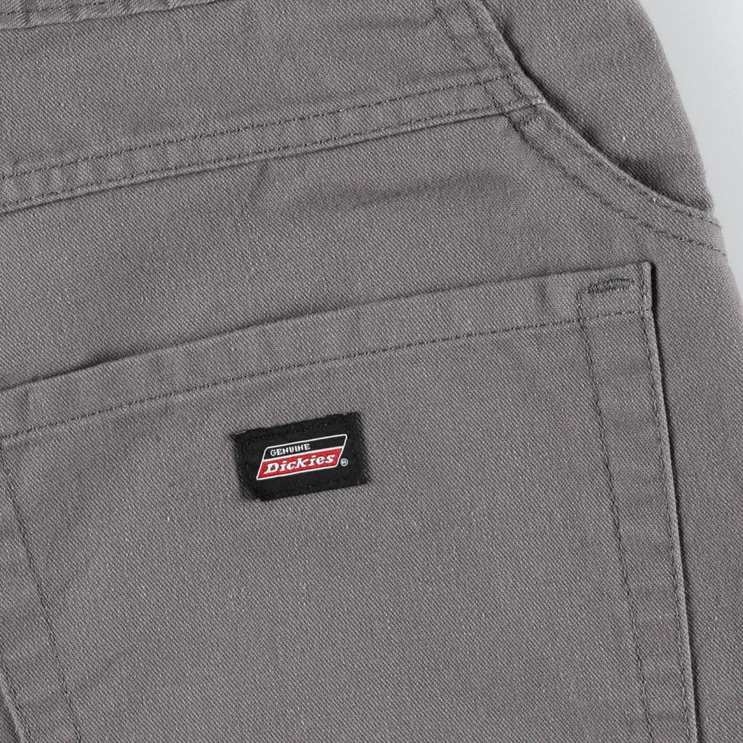 Dickies Work Shorts, Half Pants, Men's, W34 equivalent polyester Charcoal Vintage Second Hand