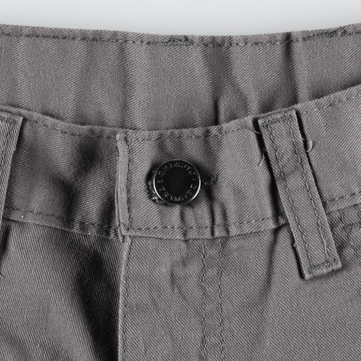 Dickies Work Shorts, Half Pants, Men's, W34 equivalent polyester Charcoal Vintage Second Hand