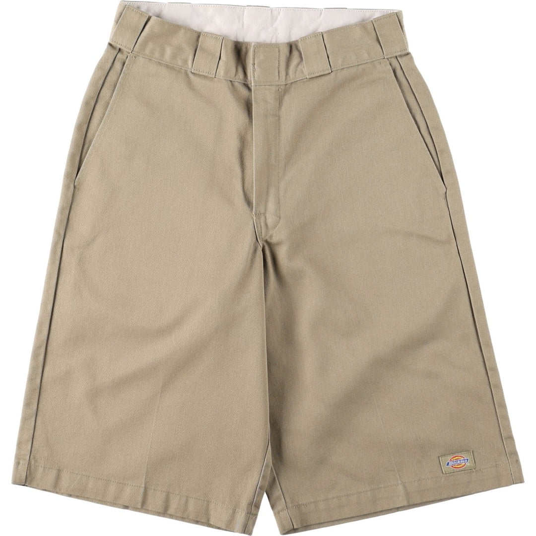 Dickies work shorts, men's size W28 (approx.) polyester Beige type Vintage Second Hand