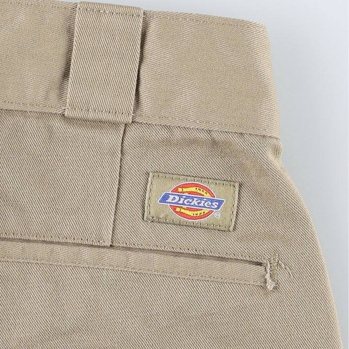 Dickies work shorts, men's size W28 (approx.) polyester Beige type Vintage Second Hand