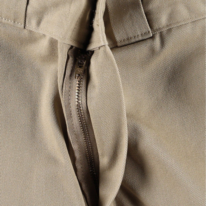 Dickies work shorts, men's size W28 (approx.) polyester Beige type Vintage Second Hand