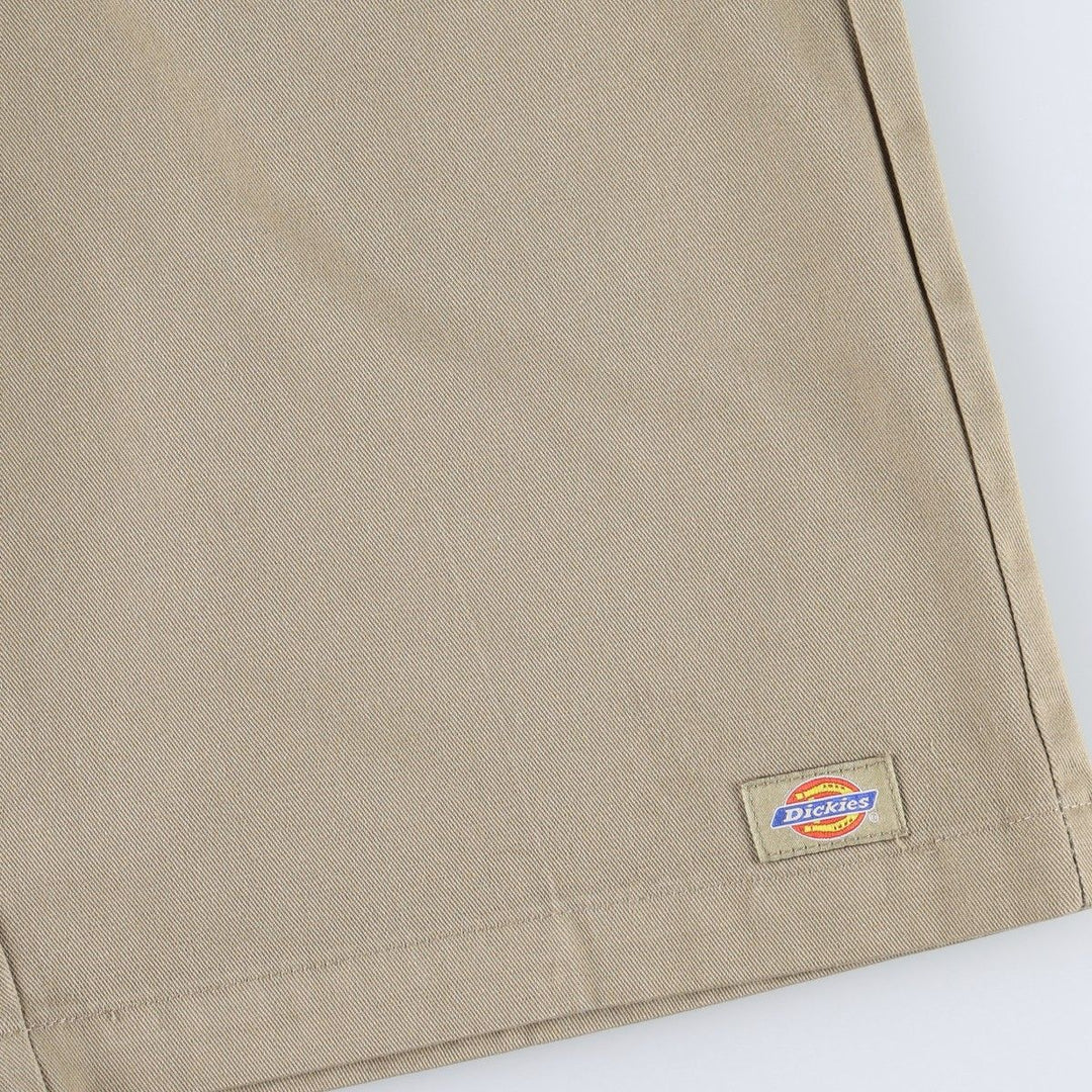 Dickies work shorts, men's size W28 (approx.) polyester Beige type Vintage Second Hand
