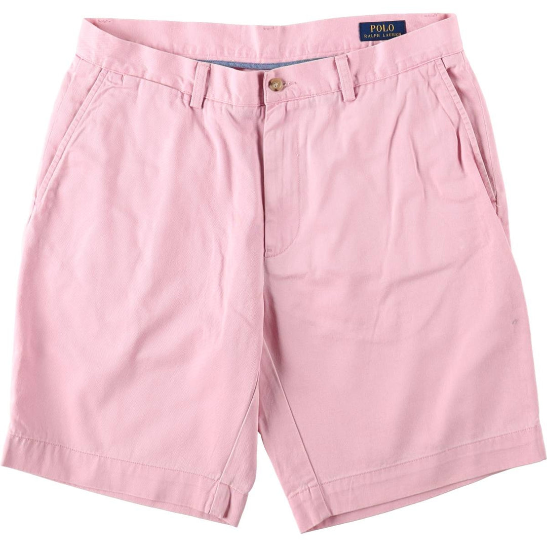 Ralph Lauren POLO RALPH LAUREN CLASSIC FIT 9" Chino Shorts (Men's size W34 equivalent) cotton pink type Vintage Second Hand