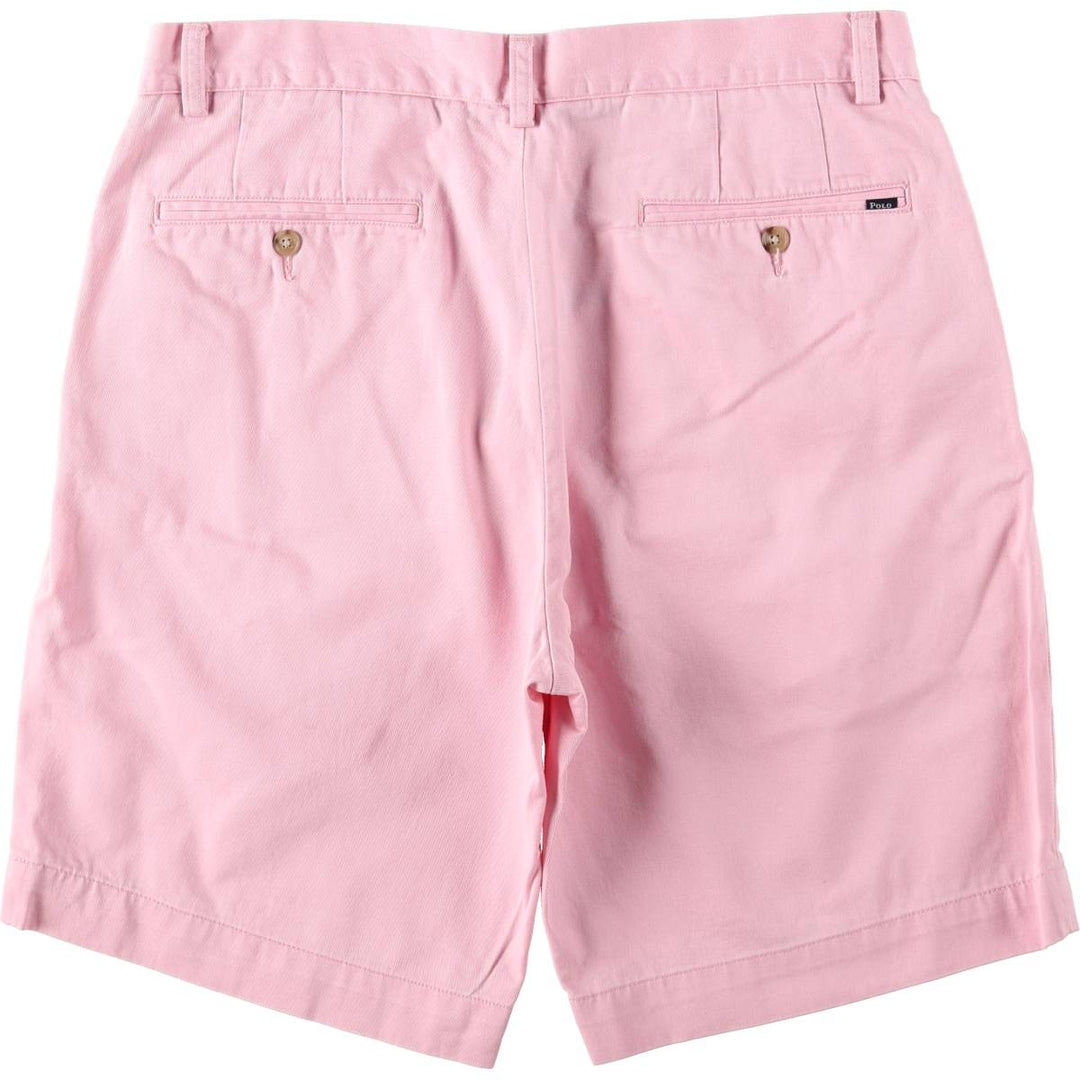 Ralph Lauren POLO RALPH LAUREN CLASSIC FIT 9" Chino Shorts (Men's size W34 equivalent) cotton pink type Vintage Second Hand