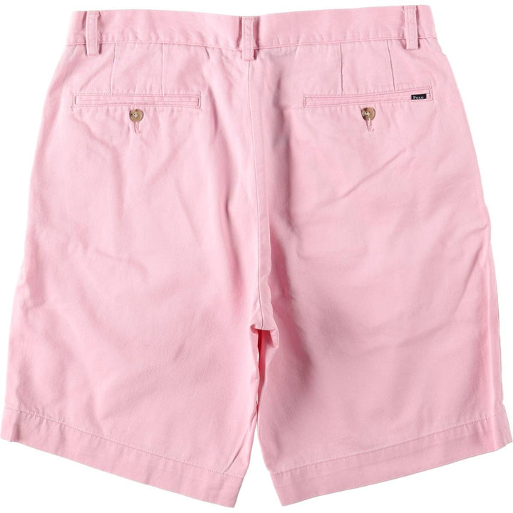Ralph Lauren POLO RALPH LAUREN CLASSIC FIT 9" Chino Shorts (Men's size W34 equivalent) cotton pink type Vintage Second Hand