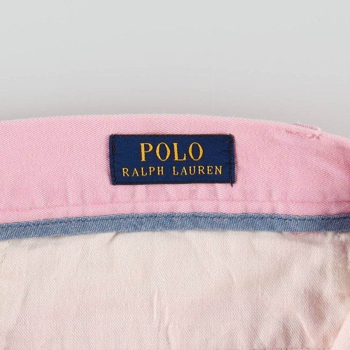 Ralph Lauren POLO RALPH LAUREN CLASSIC FIT 9" Chino Shorts (Men's size W34 equivalent) cotton pink type Vintage Second Hand