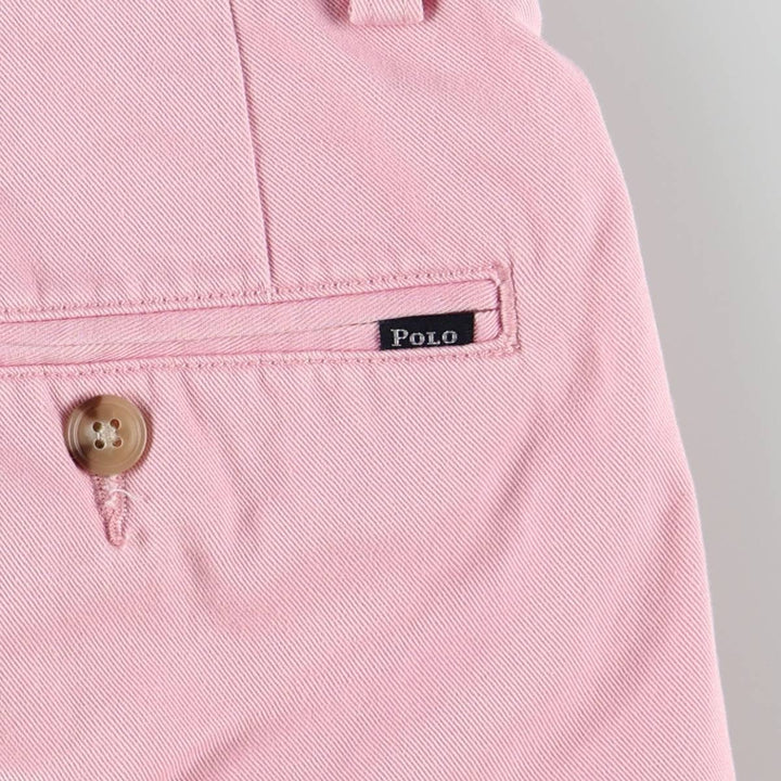 Ralph Lauren POLO RALPH LAUREN CLASSIC FIT 9" Chino Shorts (Men's size W34 equivalent) cotton pink type Vintage Second Hand