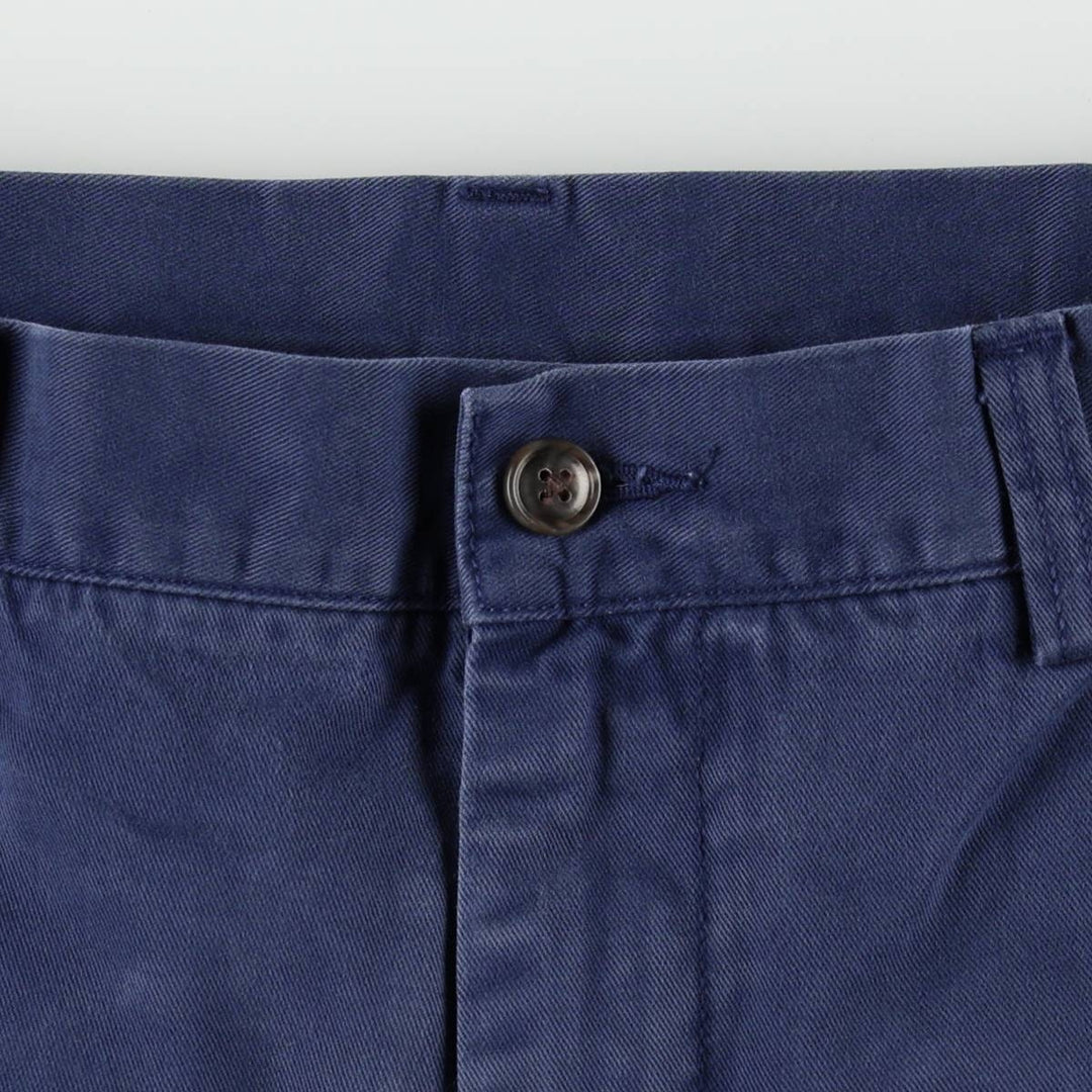 Ralph Lauren POLO RALPH LAUREN CLASSIC FIT 9" Chino Shorts (Men's size W36 equivalent) cotton navy blue type Vintage Second Hand