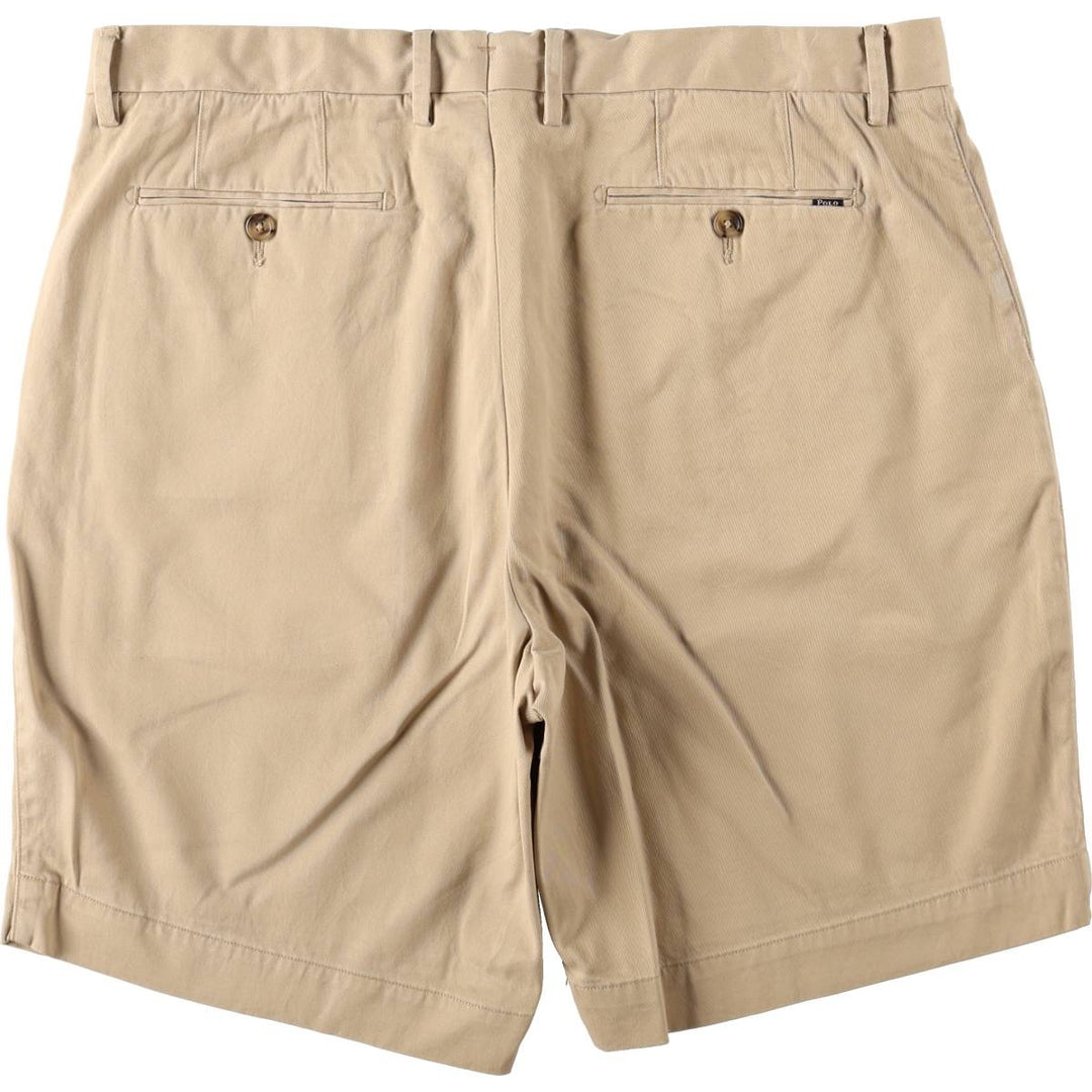 Ralph Lauren POLO RALPH LAUREN STRETCH CLASSIC FIT Chino Shorts (Men's W37 equivalent) cotton Beige type Vintage Second Hand