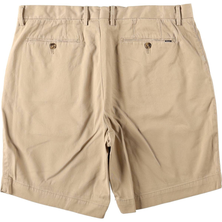 Ralph Lauren POLO RALPH LAUREN STRETCH CLASSIC FIT Chino Shorts (Men's W37 equivalent) cotton Beige type Vintage Second Hand