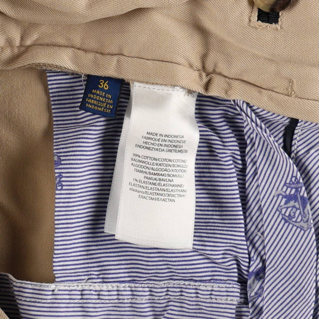 Ralph Lauren POLO RALPH LAUREN STRETCH CLASSIC FIT Chino Shorts (Men's W37 equivalent) cotton Beige type Vintage Second Hand