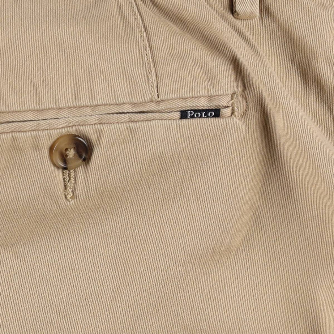 Ralph Lauren POLO RALPH LAUREN STRETCH CLASSIC FIT Chino Shorts (Men's W37 equivalent) cotton Beige type Vintage Second Hand