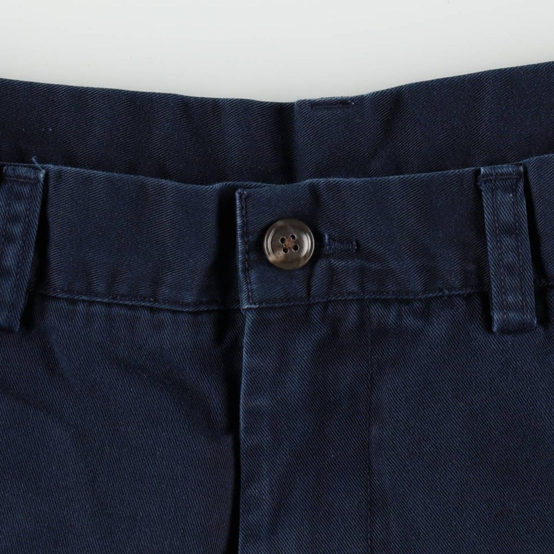 Ralph Lauren POLO RALPH LAUREN CLASSIC FIT 9" Chino Shorts (Men's size W33 equivalent) cotton navy blue type Vintage Second Hand