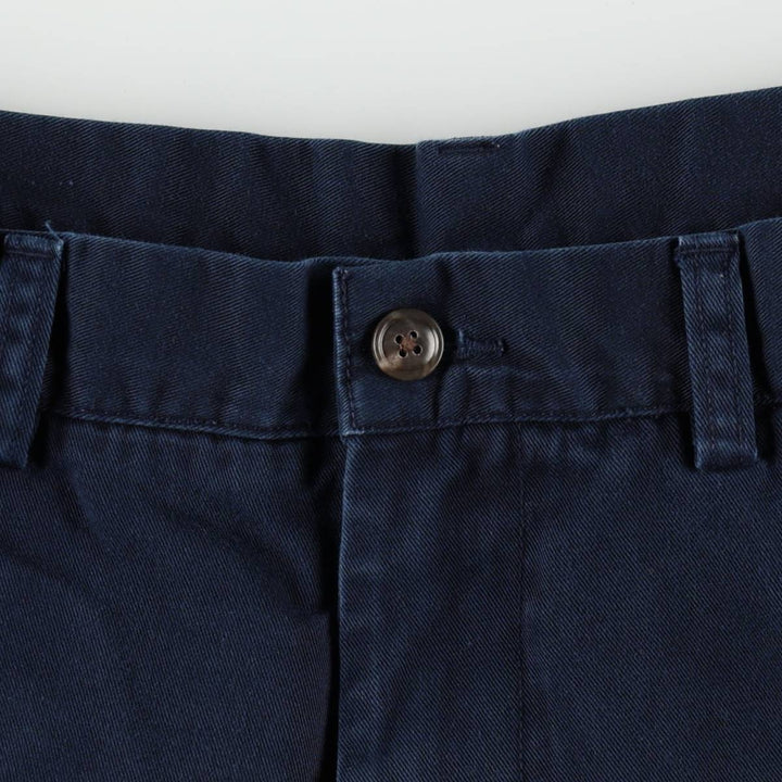 Ralph Lauren POLO RALPH LAUREN CLASSIC FIT 9" Chino Shorts (Men's size W33 equivalent) cotton navy blue type Vintage Second Hand