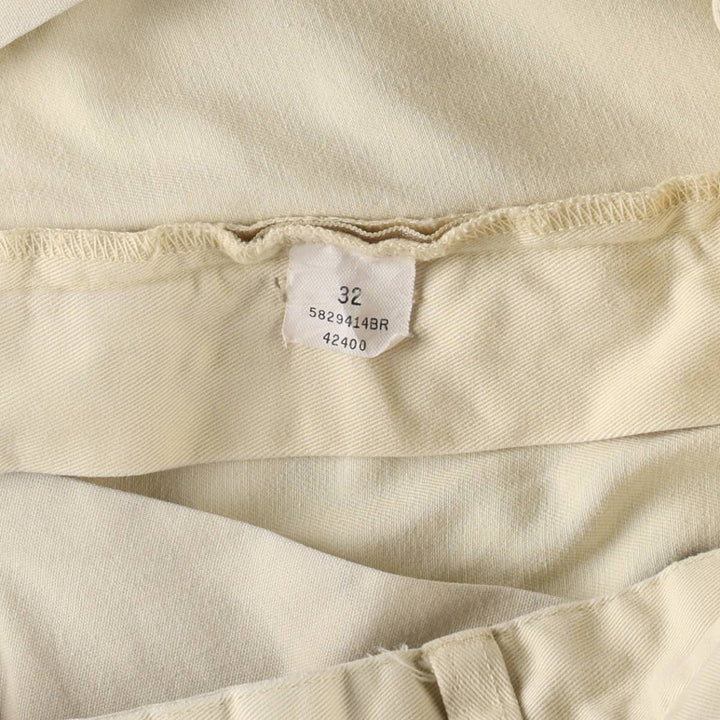 Ralph Lauren Polo Ralph Lauren Two-pleat Chino Shorts, Men's Size W31 cotton Beige type Vintage Second Hand