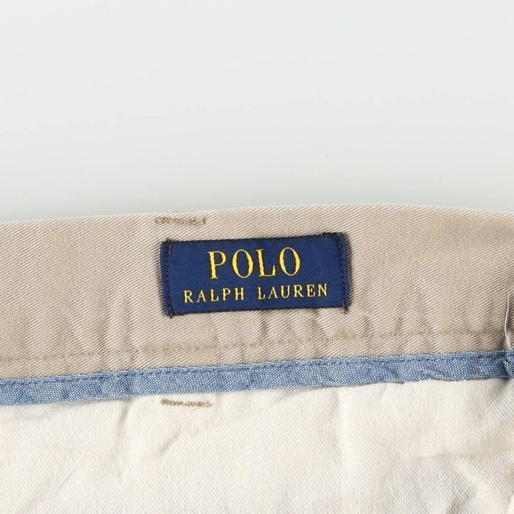 Ralph Lauren POLO RALPH LAUREN CLASSIC FIT 9" Chino Shorts (Men's size W36 equivalent) cotton Beige type Vintage Second Hand