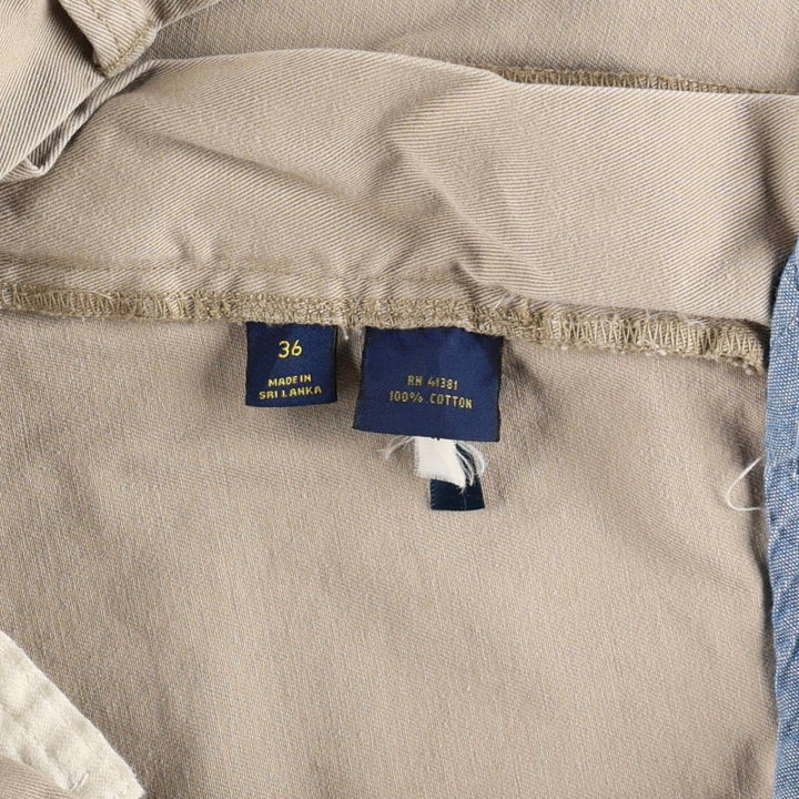 Ralph Lauren POLO RALPH LAUREN CLASSIC FIT 9" Chino Shorts (Men's size W36 equivalent) cotton Beige type Vintage Second Hand