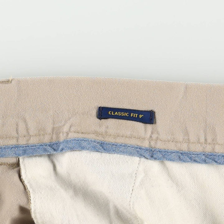 Ralph Lauren POLO RALPH LAUREN CLASSIC FIT 9" Chino Shorts (Men's size W36 equivalent) cotton Beige type Vintage Second Hand