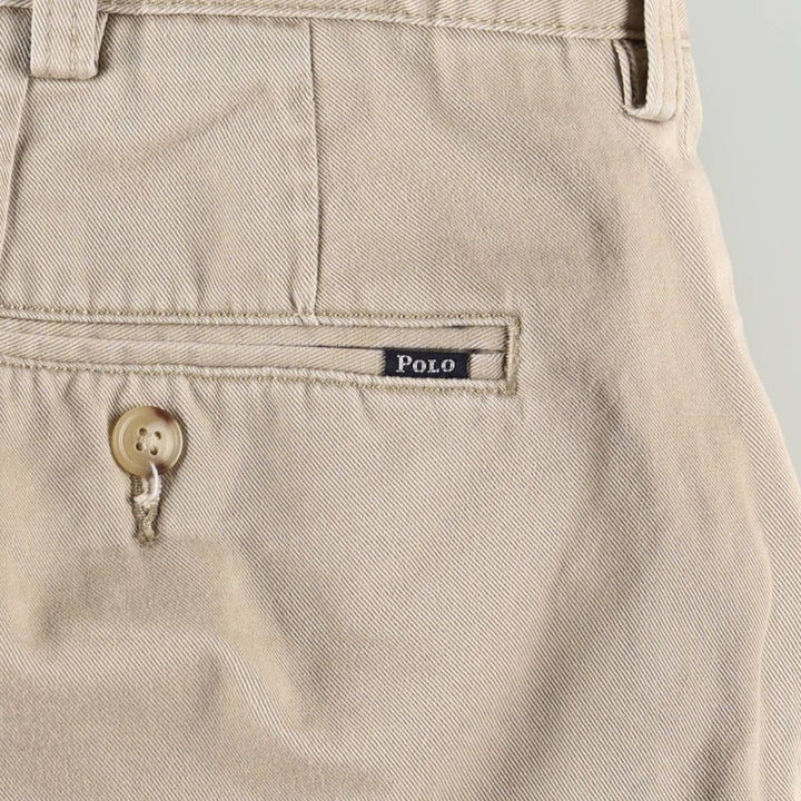 Ralph Lauren POLO RALPH LAUREN CLASSIC FIT 9" Chino Shorts (Men's size W36 equivalent) cotton Beige type Vintage Second Hand