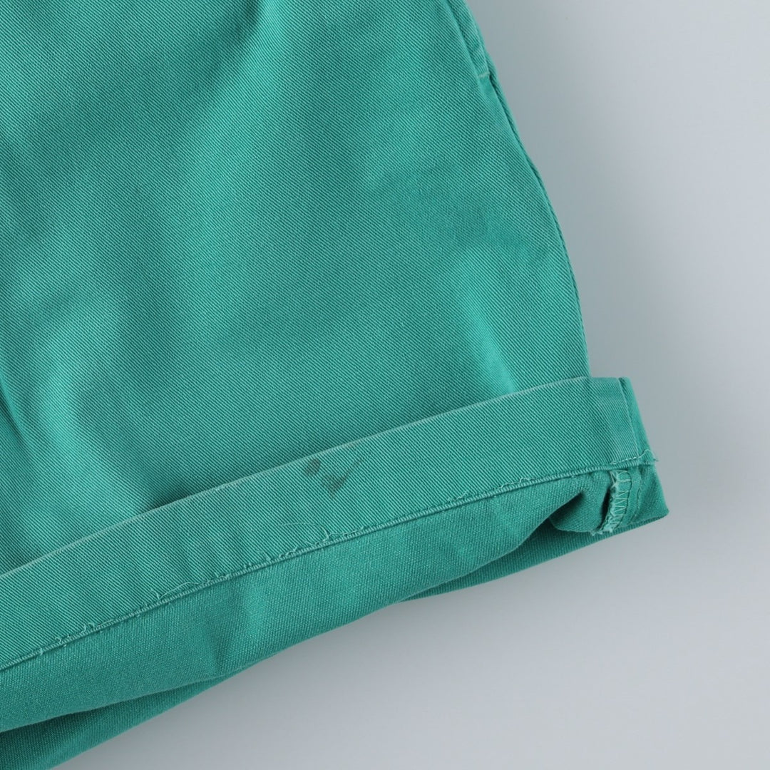 Ralph Lauren Polo Ralph Lauren TYLER SHORT Two-Pleat Chino Shorts Men's W34 (approx.) cotton Emerald green Vintage Second Hand