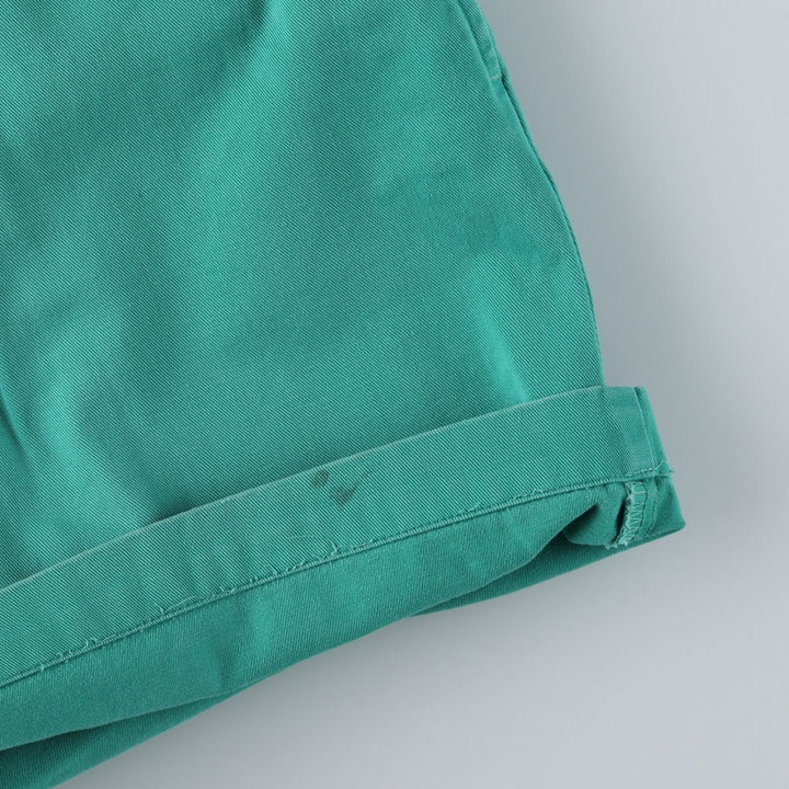 Ralph Lauren Polo Ralph Lauren TYLER SHORT Two-Pleat Chino Shorts Men's W34 (approx.) cotton Emerald green Vintage Second Hand