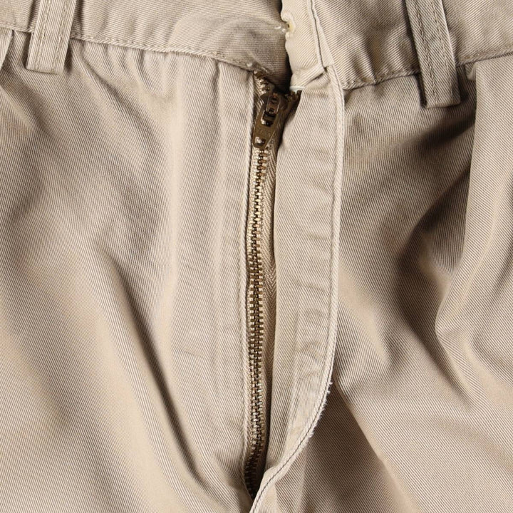 Ralph Lauren POLO by Ralph Lauren TYLER SHORT Two-pleat chino shorts, short pants, men's size W33 cotton Beige type Vintage Second Hand