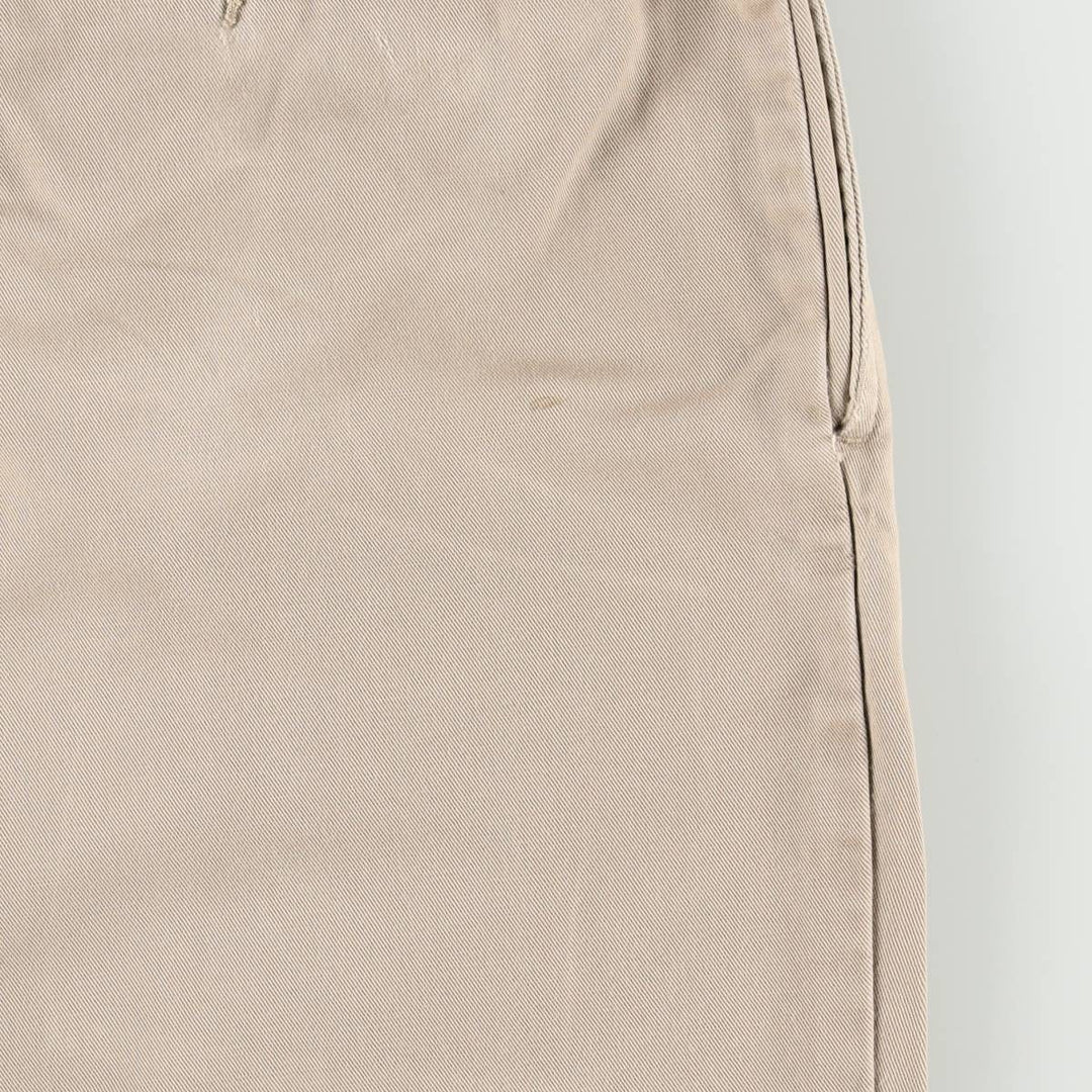 Ralph Lauren POLO by Ralph Lauren TYLER SHORT Two-pleat chino shorts, short pants, men's size W33 cotton Beige type Vintage Second Hand