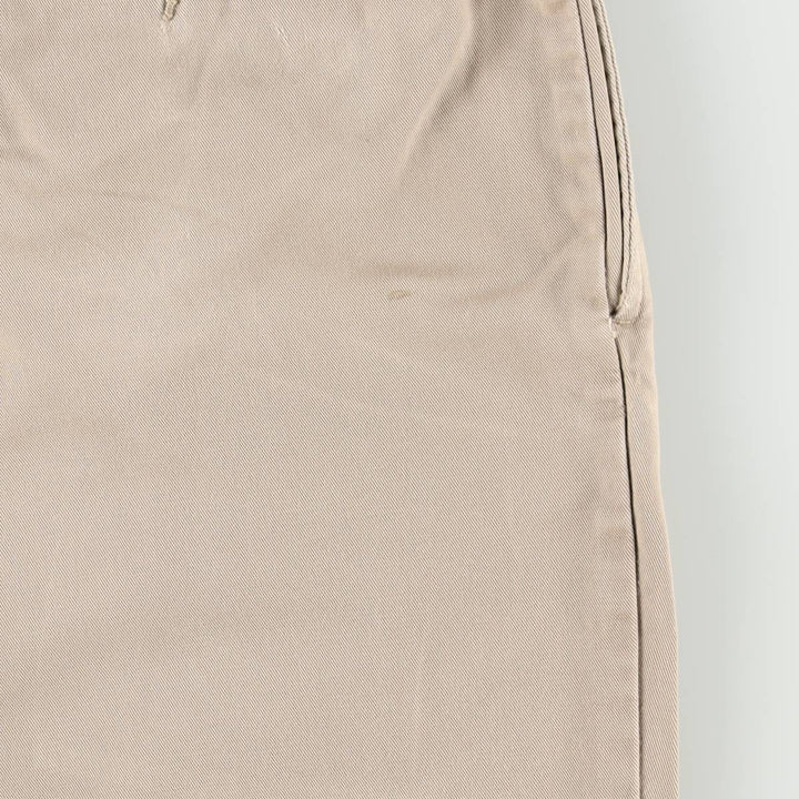 Ralph Lauren POLO by Ralph Lauren TYLER SHORT Two-pleat chino shorts, short pants, men's size W33 cotton Beige type Vintage Second Hand