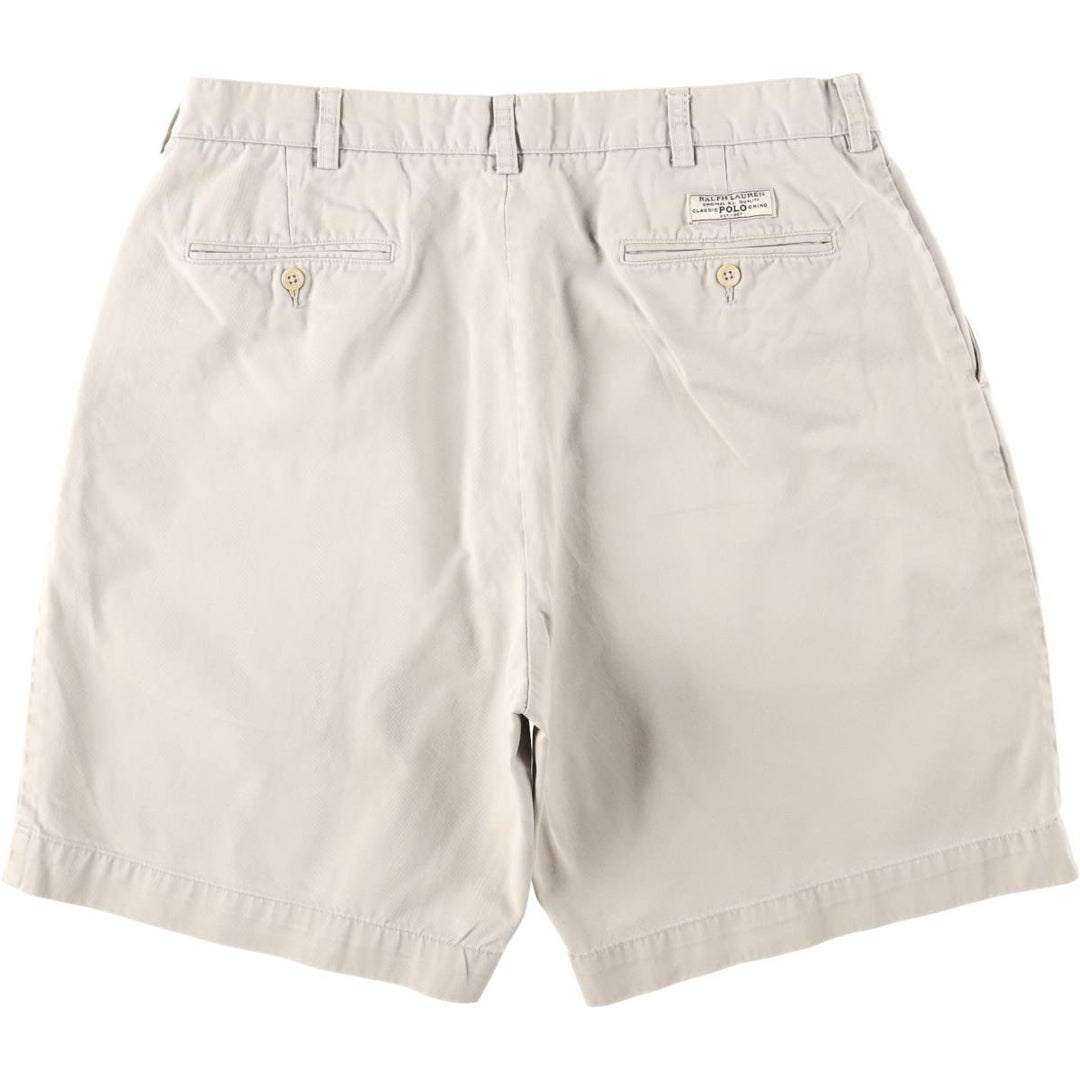 Ralph Lauren POLO by Ralph Lauren PROSPECT SHORT Chino shorts Short pants Men's w36 equivalent cotton Beige type Vintage Second Hand