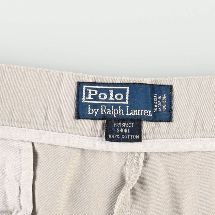 Ralph Lauren POLO by Ralph Lauren PROSPECT SHORT Chino shorts Short pants Men's w36 equivalent cotton Beige type Vintage Second Hand