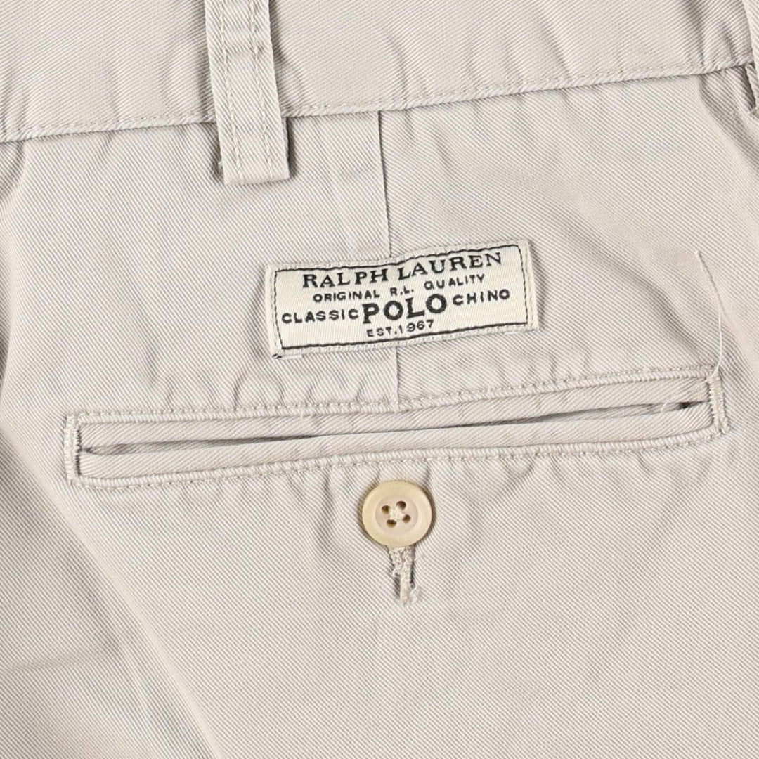 Ralph Lauren POLO by Ralph Lauren PROSPECT SHORT Chino shorts Short pants Men's w36 equivalent cotton Beige type Vintage Second Hand