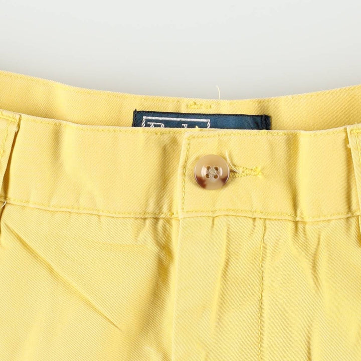 Ralph Lauren POLO by Ralph Lauren Chino Shorts Shorts Men's W34 equivalent cotton yellow type Vintage Second Hand
