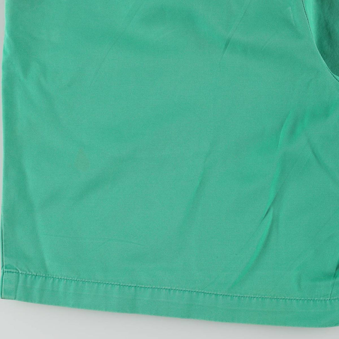 Ralph Lauren POLO by Ralph Lauren TYLER SHORT Two-pleat chino shorts, short pants, men's w35 equivalent cotton green type Vintage Second Hand