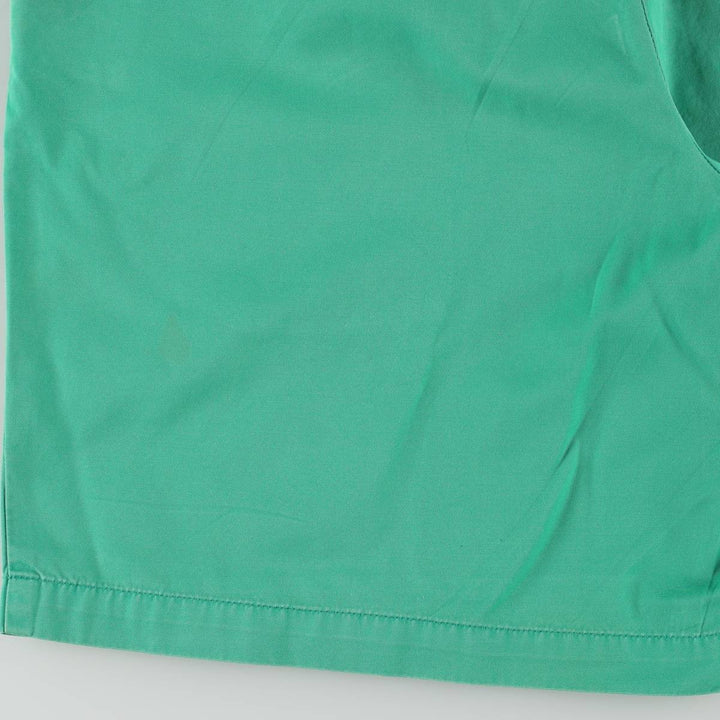 Ralph Lauren POLO by Ralph Lauren TYLER SHORT Two-pleat chino shorts, short pants, men's w35 equivalent cotton green type Vintage Second Hand