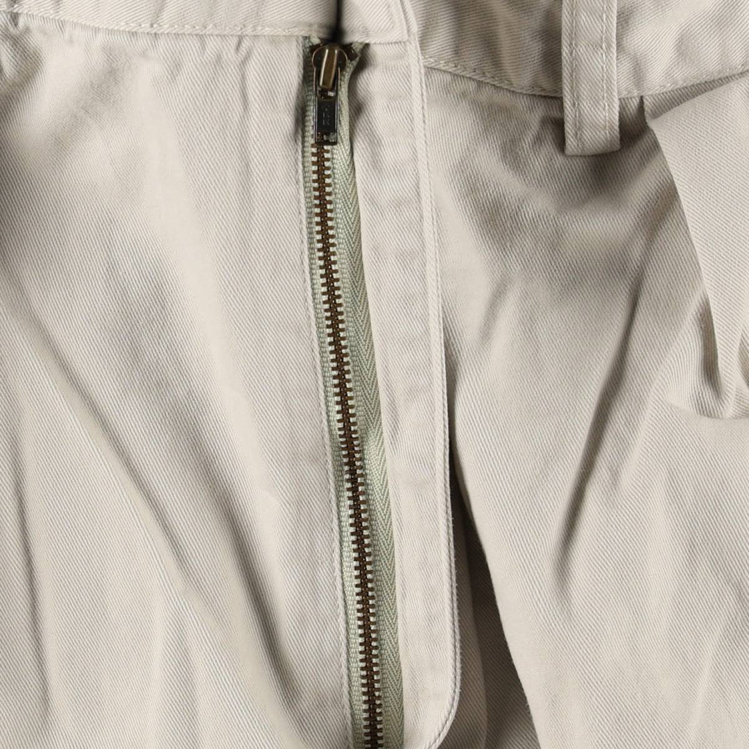 Ralph Lauren POLO by Ralph Lauren ANDREW SHORT Two-pleat chino shorts, short pants, men's size W35 cotton Beige type Vintage Second Hand