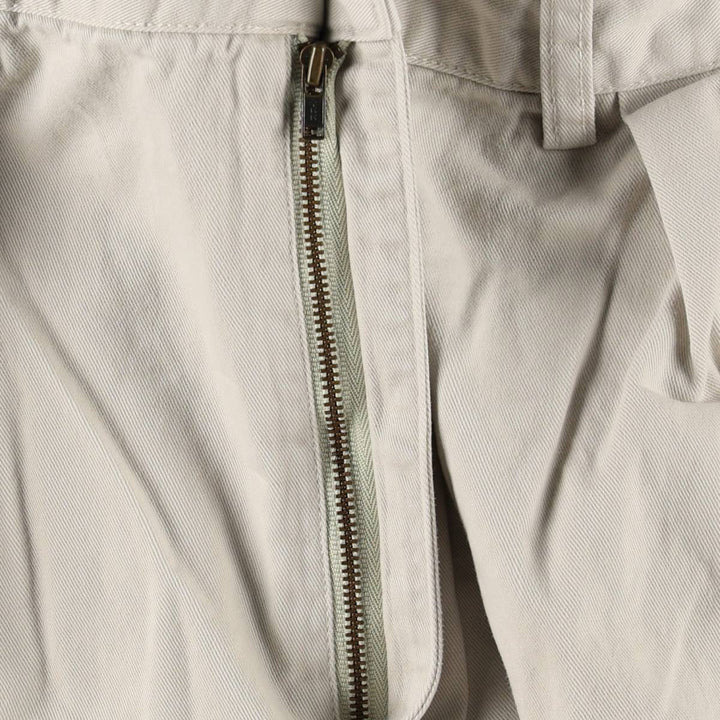 Ralph Lauren POLO by Ralph Lauren ANDREW SHORT Two-pleat chino shorts, short pants, men's size W35 cotton Beige type Vintage Second Hand