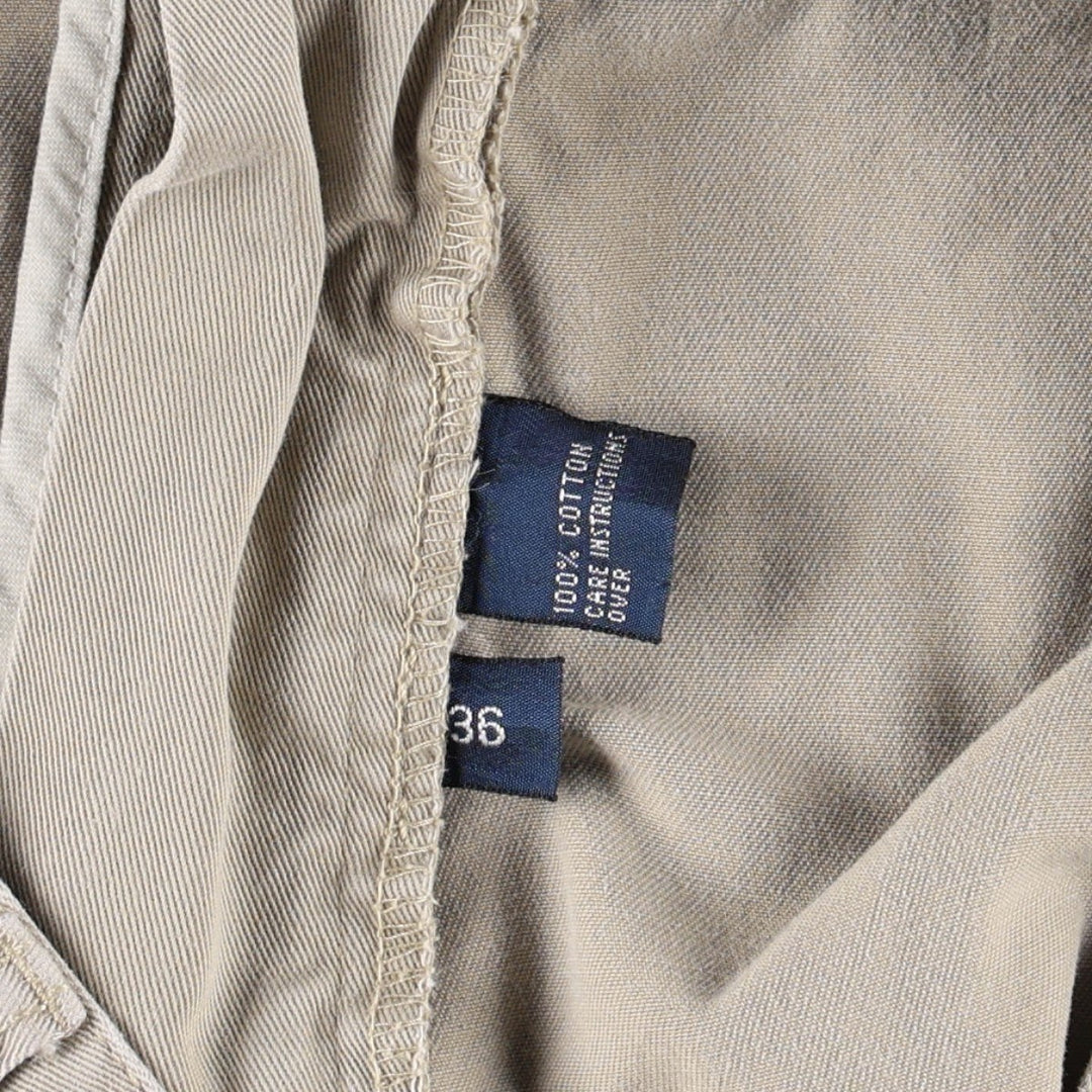 Ralph Lauren POLO by Ralph Lauren TYLER SHORT Two-pleat chino shorts, short pants, men's size W36 cotton Beige type Vintage Second Hand