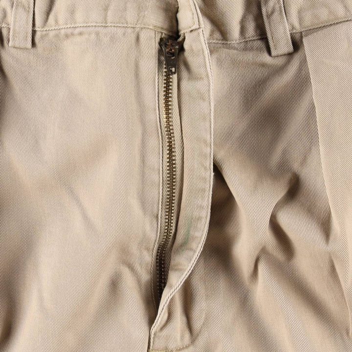 Ralph Lauren POLO by Ralph Lauren ANDREW SHORT Two-pleat chino shorts, short pants, men's size W34 cotton Beige type Vintage Second Hand