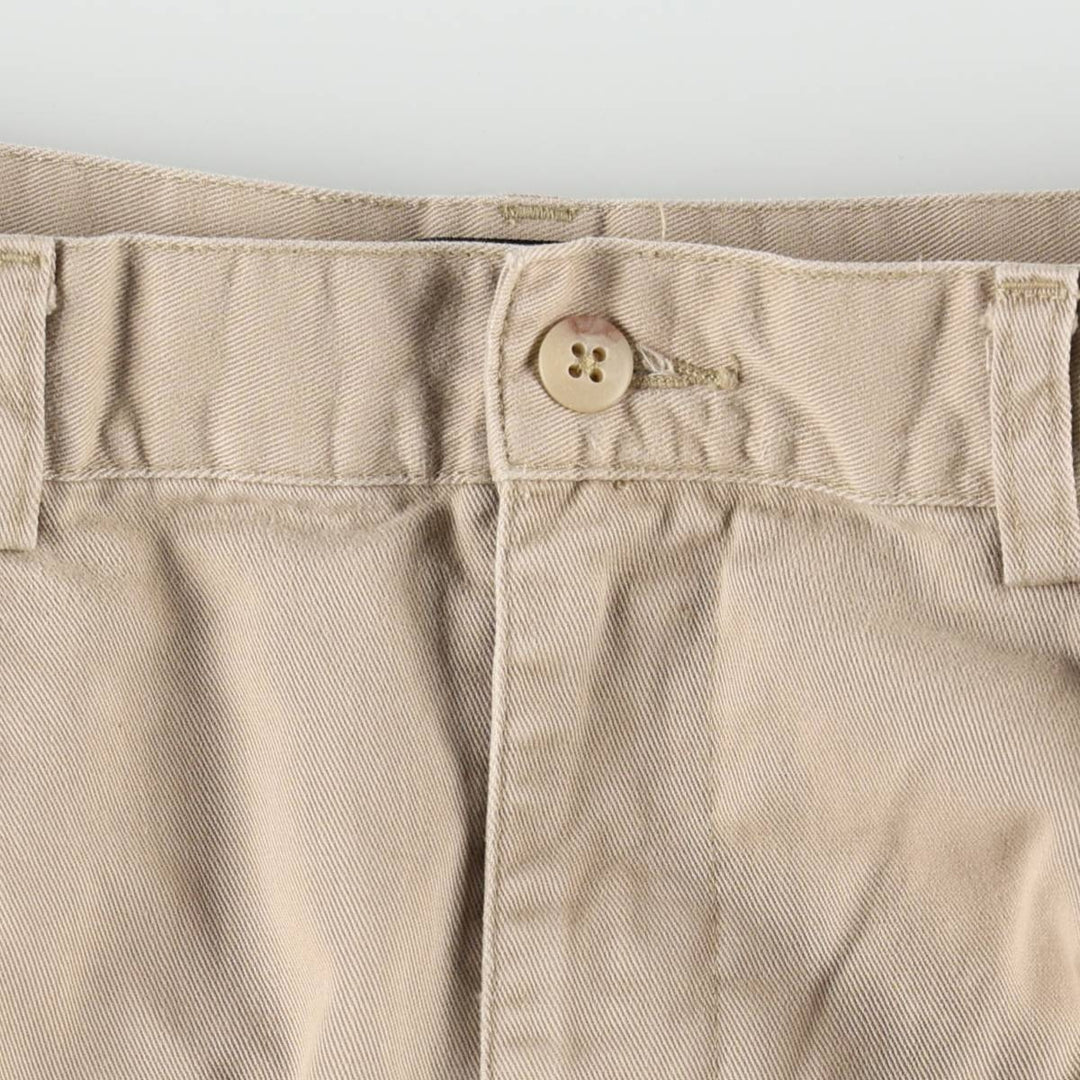 Ralph Lauren POLO by Ralph Lauren ANDREW SHORT Two-pleat chino shorts, short pants, men's size W34 cotton Beige type Vintage Second Hand