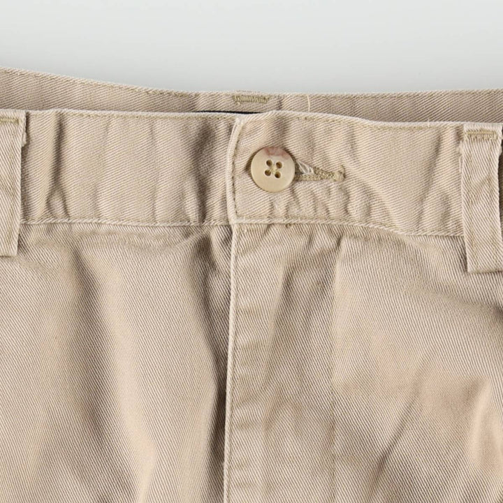 Ralph Lauren POLO by Ralph Lauren ANDREW SHORT Two-pleat chino shorts, short pants, men's size W34 cotton Beige type Vintage Second Hand