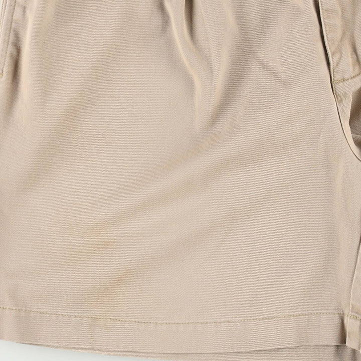Ralph Lauren POLO by Ralph Lauren ANDREW SHORT Two-pleat chino shorts, short pants, men's size W34 cotton Beige type Vintage Second Hand