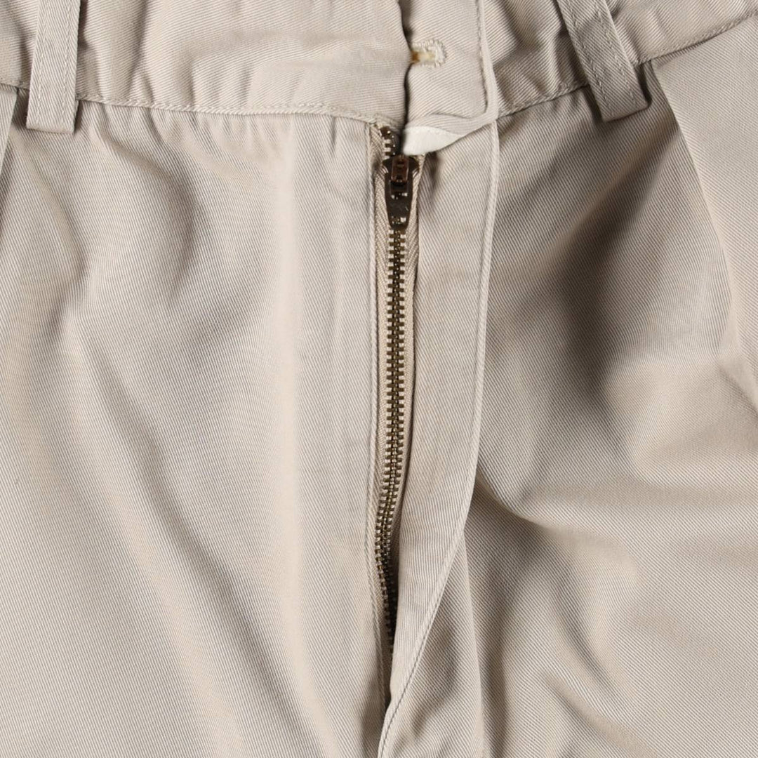 Ralph Lauren POLO by Ralph Lauren ANDREW SHORT Two-pleat chino shorts, short pants, men's size W35 cotton Beige type Vintage Second Hand